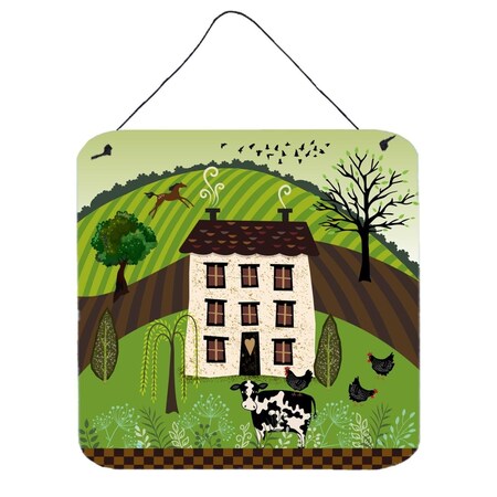 Carolines Treasures Folk Art Country House Wall or Door Hanging Prints VHA3024DS66